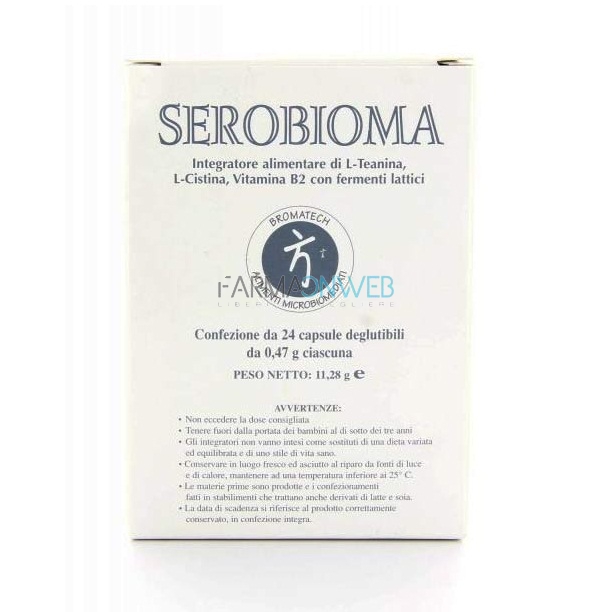 Bromatech Serobioma Integratore Alimentare 24 capsule