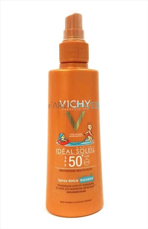 Vichy Linea Ideal Soleil SPF50+ Spray Solare Protezione Dolce Bambini 200 ml
