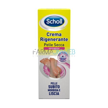 Scholl Linea Benessere dei Piedi Crema Rigenerante Pelle Secca 60 ml
