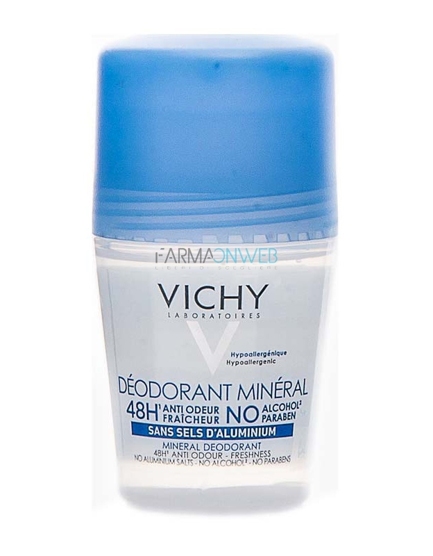 Vichy Linea Deo Anti-Traspirante Deodorante Mineral 24h Roll-on No Allumin 50 ml
