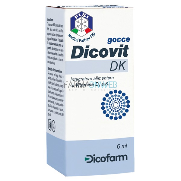 Dicofarm Dicovit DK Gocce Integratore Alimentare 6 ml