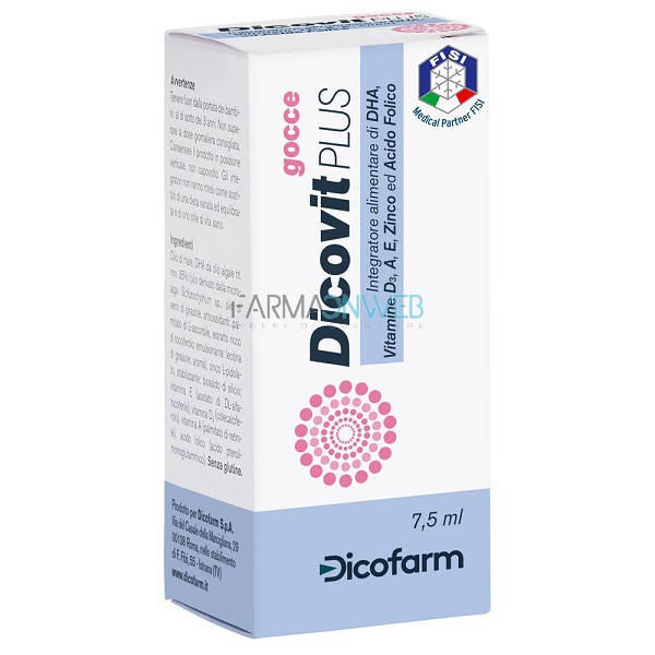 Dicofarm Dicovit DHA Plus Integratore Alimentare 7,5 ml