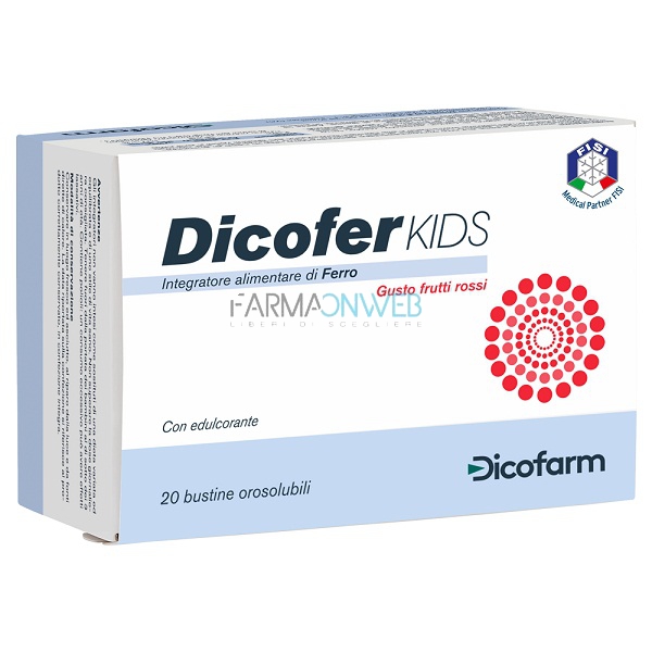 Dicofarm Dicofer Kids Integratore Alimentare 20 bustine