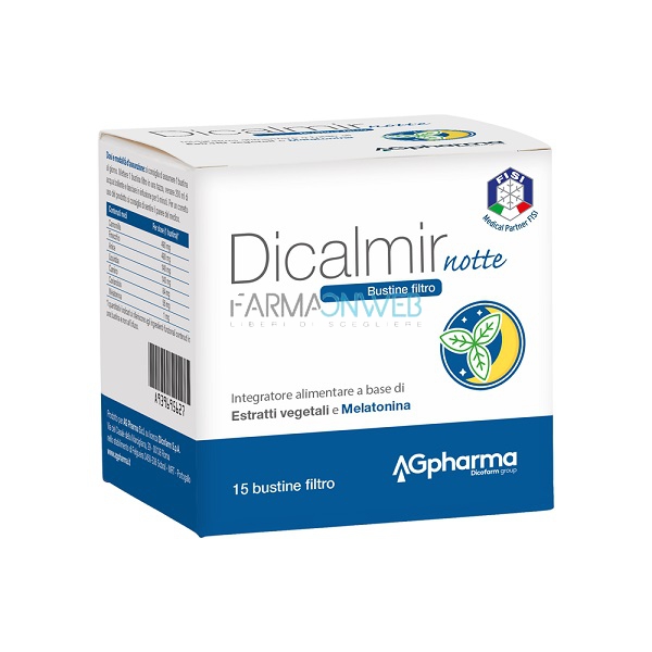 AG Pharma Dicalmir Notte Miscela Erbe 15 bustine filtro