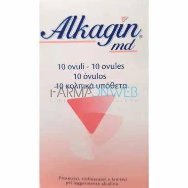 Alkagin Linea Intima Dermatologica MD 10 Ovuli Protettivi Rinfrescanti