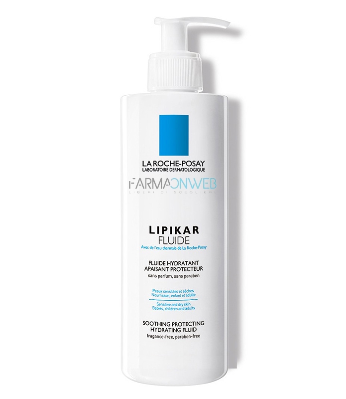La Roche Posay Lipikar Fluide Trattamento Fluido Pelle Molto Secca 400 ml
