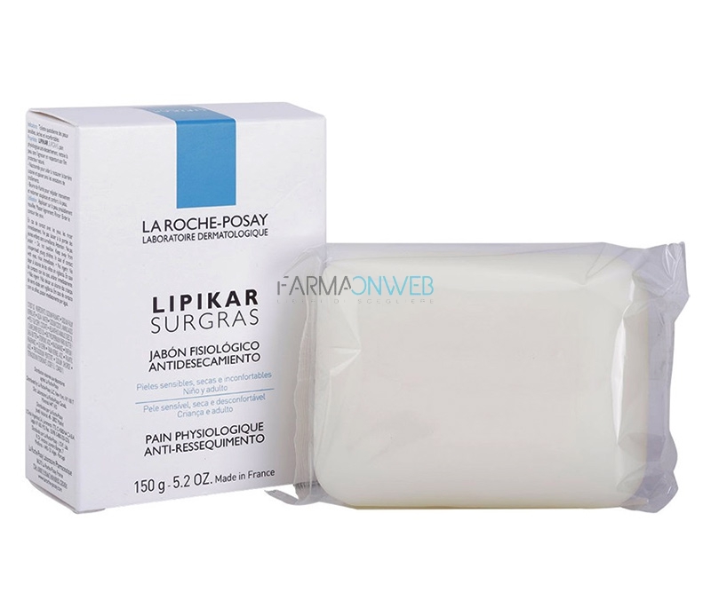 La Roche Posay Lipikar Surgras Pane Fisiologico Pelle Secca Atopica 150 g