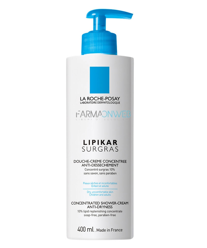 La Roche Posay Lipikar Surgras Doccia Crema Anti-secchezza 400 ml