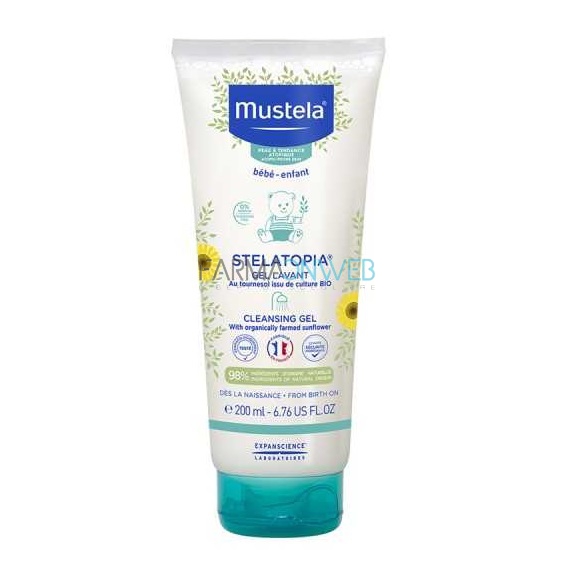 Mustela Stelatopia Gel Lavante Detergente 200 ml
