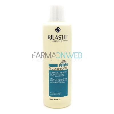 Rilastil Linea Sicurphase Pelli Sensibili Dermo Detergente Bagno Doccia 250 ml