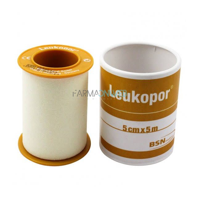 Essity Italia Cerotto Leukopor 5 cm x 5 m