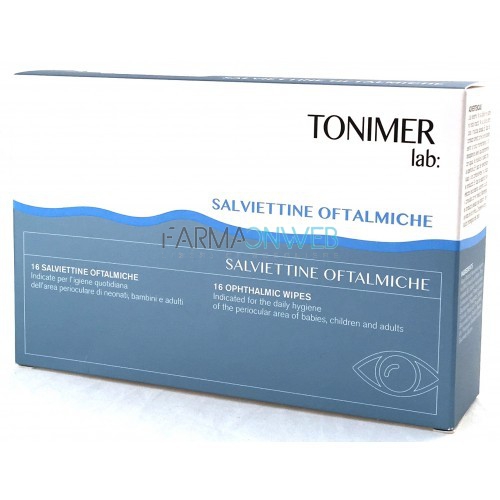 Tonimer Lab Occhi Salviettine Oftalmiche 16 pezzi