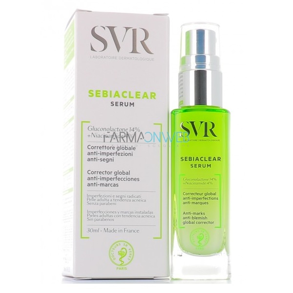 SVR Sebiaclear Serum Siero Anti-Imperfezioni Segni e Rughe 30 ml