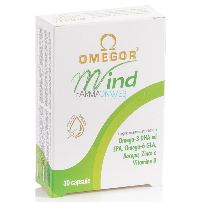 Omegor Mind Integratore Alimentare Omega3 30 Capsule Molli