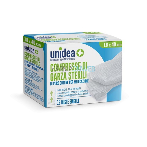 Unidea Garza Cotone 18x40 cm 12 pezzi