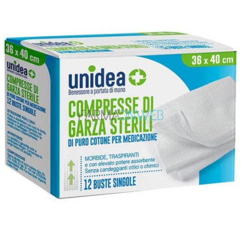 Unidea Garza Cotone 36x40 cm 12 pezzi