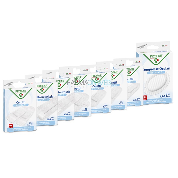 Profar Cerotti in Tessuto non Tessuto Assortiti 20 pezzi