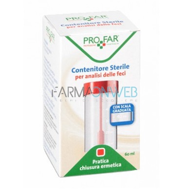 Profar Contenitore Sterile per Analisi delle Feci 60 ml