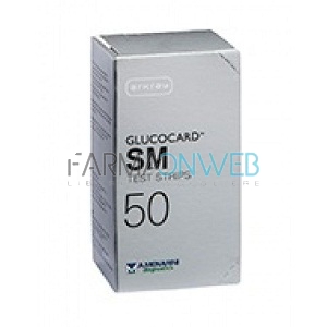 Menarini Diagnostics Linea Dispositivi Medici Glucocard SM 50 Strisce Reattive