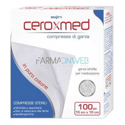 Ibsa Farmaceutici Italia Garze Ceroxmed 10 x 10 cm 100 Pezzi