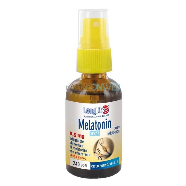 Longlife Melatonin Spray 0,5 mg 30 ml