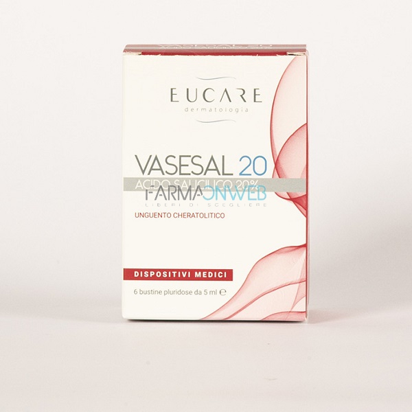 Vasesal 20 Unguento all'Acido Salicilico 20% 6 bustine da 5 ml