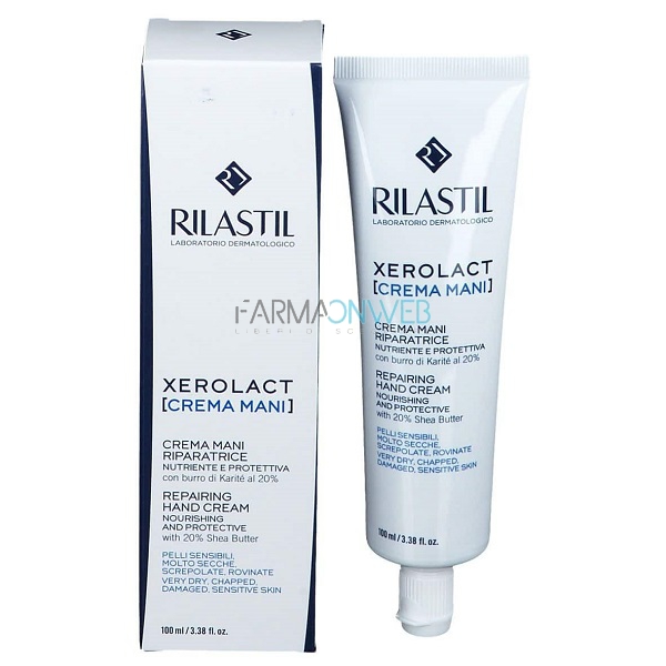 Rilastil Linea Xerolact Crema Mani Riparatrice 100 ml