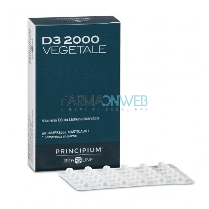 Bios Line Principium D3 2000 Vegetale 60 compresse
