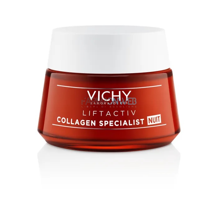 Vichy Linea Liftactiv Collagen Specialist Crema Notte Anti-Rughe Profonde 50 ml