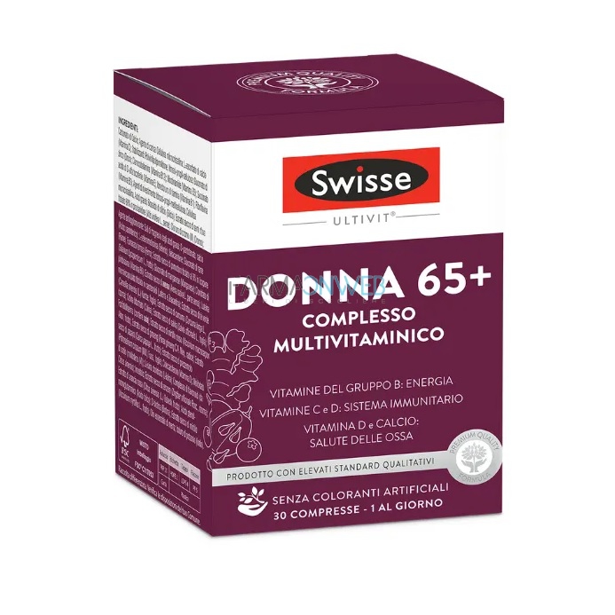 Swisse Multivitaminico Donna 65+ Integratore Alimentare 30 compresse