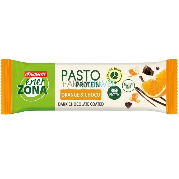 EnerZona Easy Lunch Nutrition Bar Orange & Choco Barretta 58 g