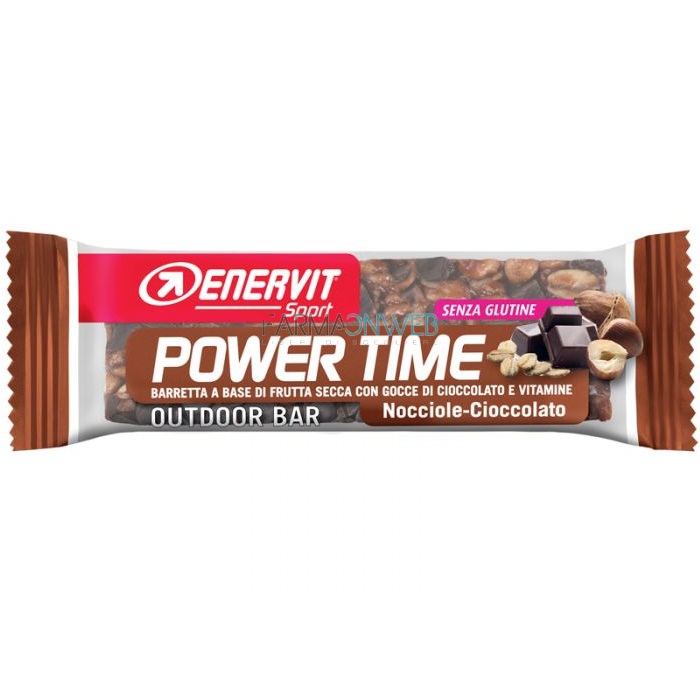 Enervit Power Time Nocciola e Cioccolato Senza Glutine Barretta