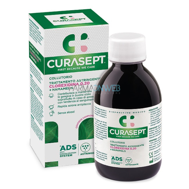 Curasept ADS 0,20% DNA Collutorio Trattamento Astringente 200 ml