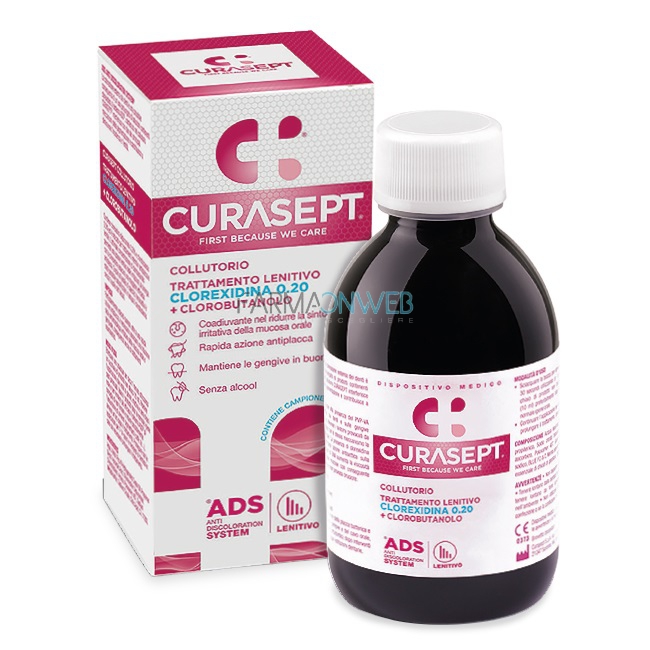 Curasept ADS 0,20% DNA Collutorio Trattamento Lenitivo 200 ml