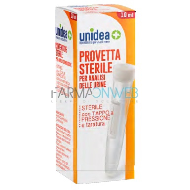 Unidea Provetta Sterile per Analisi delle Urine 10 ml