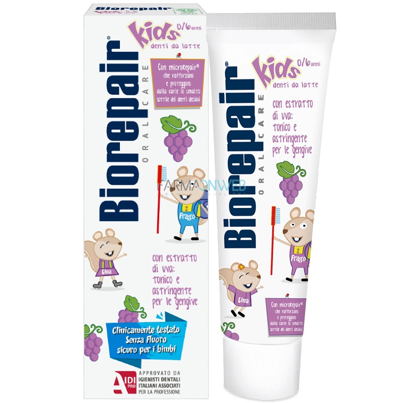 Biorepair Kids 0-6 anni Dentifricio 50 ml