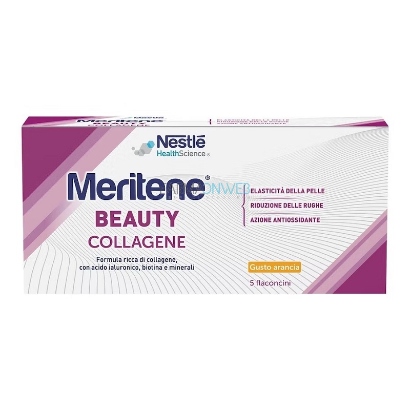 Nestl Italia Meritene Beauty Collagene Integratore Alimentare 5 x 50 ml