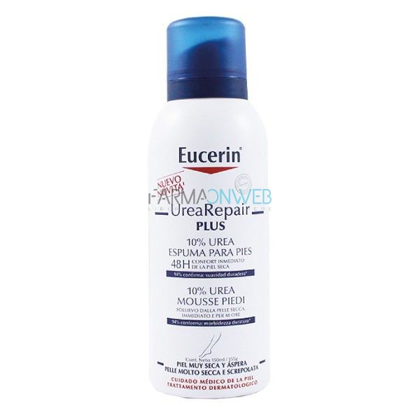 Eucerin UreaRepair Plus Mousse Piedi 10% Urea 150 Ml