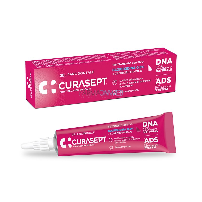 Curasept ADS Clorexidina 0,50 % Gel Parodontale Trattamento Lenitivo DNA 30 ml