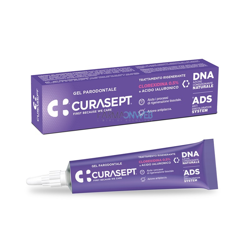 Curasept ADS Clorexidina 0,50 % Gel Parodontale Trattamento Rigenerante DNA 30ml