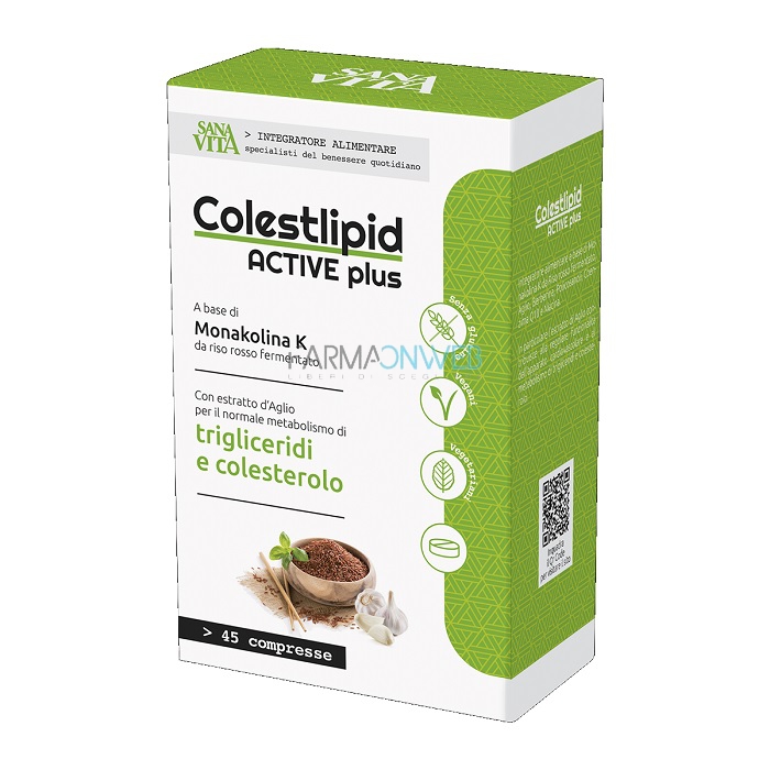 SanaVita ColestLipid Plus Integratore Alimentare 45 compresse