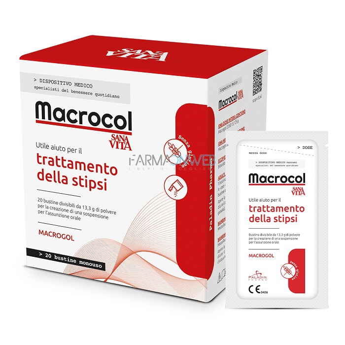 SanaVita Macrocol Integratore Alimentare 20 buste