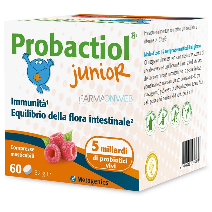 Metagenics Probactiol Junior Integratore Alimentare 60 compresse masticabili