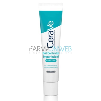 Cerave Acne Gel Controllo Imperfezioni con AHA e BHA 40 ml