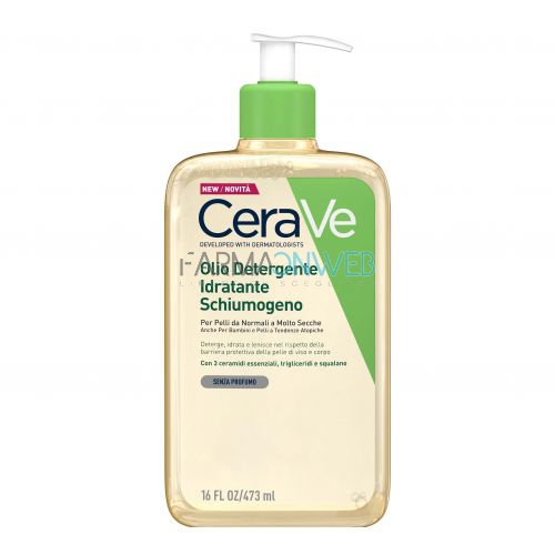 Cerave Olio Detergente Idratante Schiumogeno 473 ml