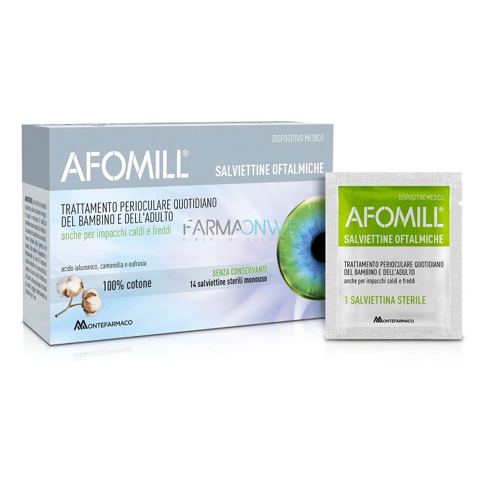 Afomill Salviettine Oftalmiche 14 pezzi