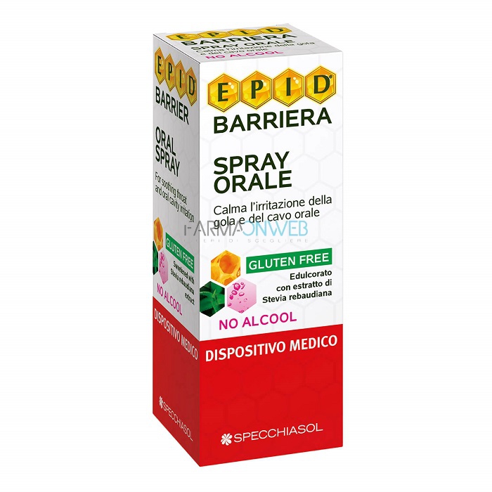 Specchiasol Epid Barriera Spray Orale Senza Alcool 15 ml
