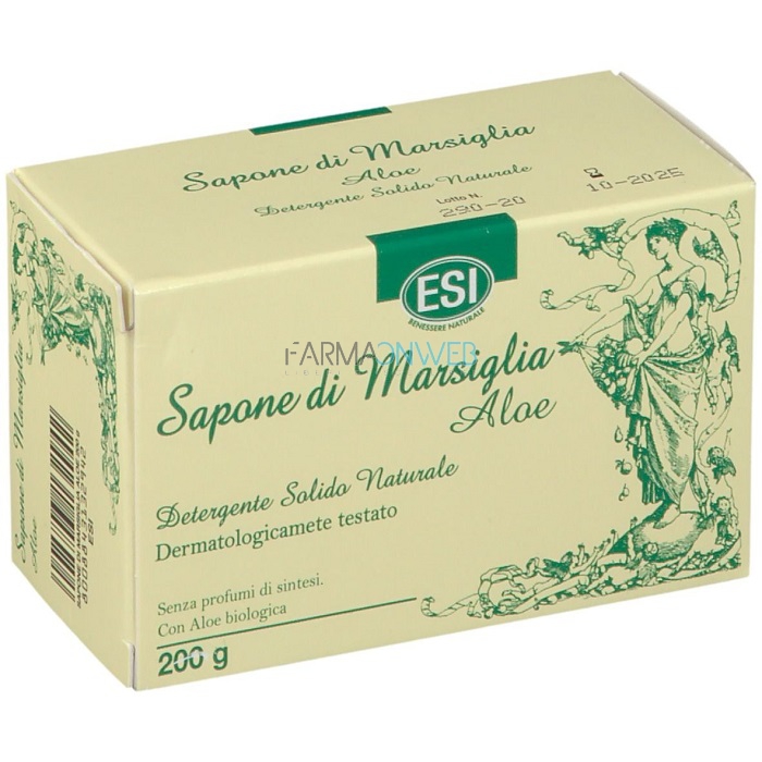 Esi Sapone Marsiglia con Aloe Sapone Solido 200 ml
