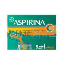 Aspirina 400 Mg Granulato Effervescente Con Vitamina C 10 Bustine 10 G