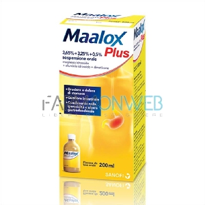 Maalox Plus 4% + 3,5% + 0,5% Sospensione Orale Aroma Menta Flacone In Pet Da 250 Ml